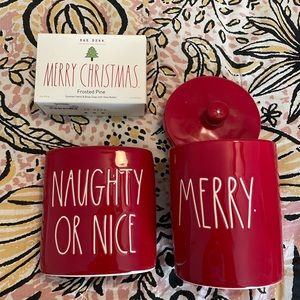 Rae Dunn Christmas Bathroom decor